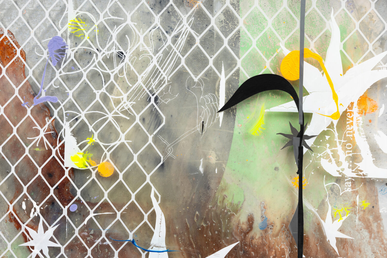 peinture foire 2024 (bords rouges) - David Douard